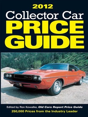 cover image of 2012 Collector Car Price Guide